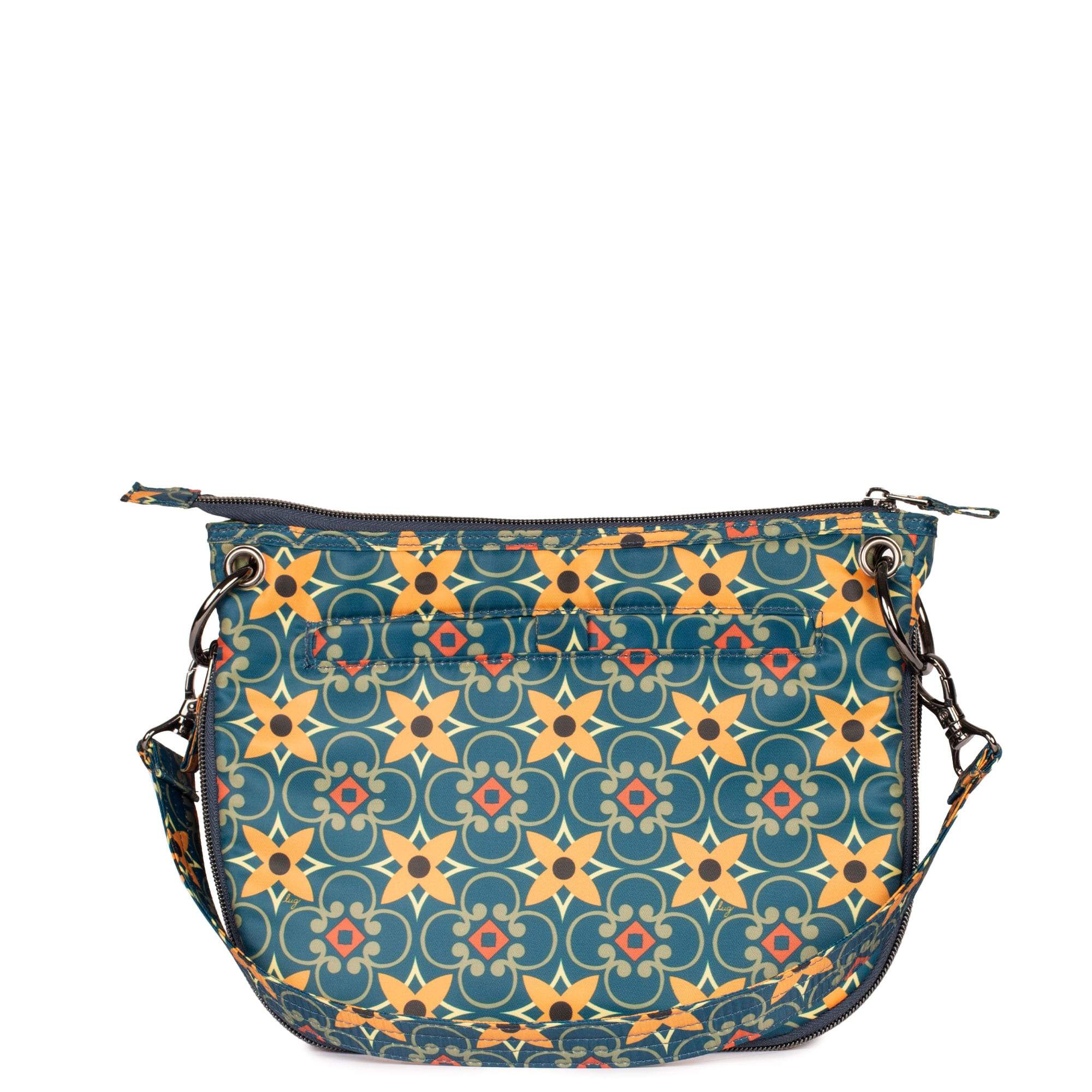 Swivel Convertible Crossbody - TILES TEAL - Swivel_TilesTeal_04